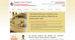 Desktop Screenshot of bangaloregenesishospital.com